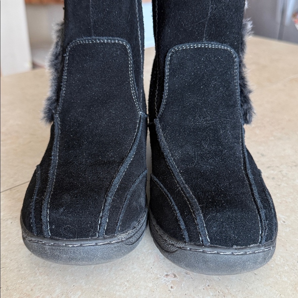 Spring Step suede fur booties - Picture 5 of 8